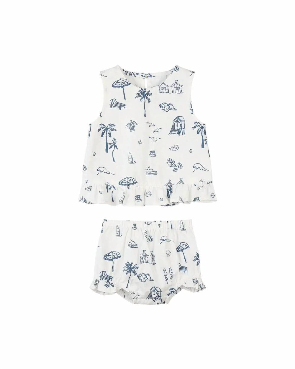 NEW VIGNETTE girl's sierra set in navy